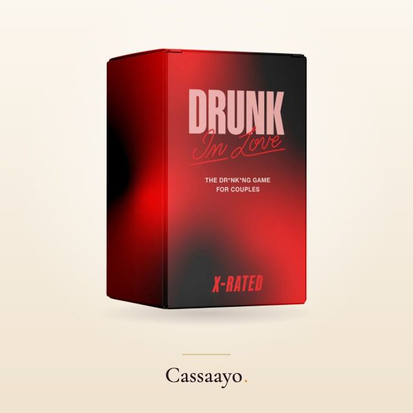 Cassaayo Drunk in Love (X-Rated) Card Game, For Couples
