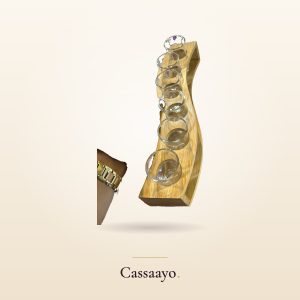 Cassaayo Shot Rack with Shot Cups, Party Games