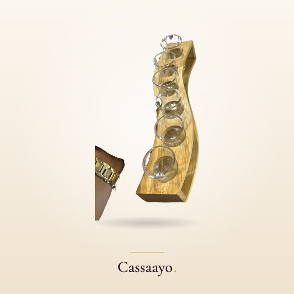 Cassaayo Shot Rack with Shot Cups, Party Games