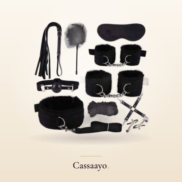 Cassaayo BDSM Starter Set (10 Pieces, Black), Gift Sets