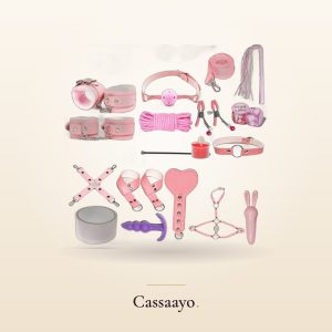 BDSM Set (19 Pieces, Pink) Cassaayo BDSM Set (19 Pieces, Pink), Gift Sets